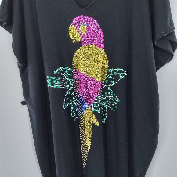 RESORT WEAR PARROT DRESS - Picture 2 of 4